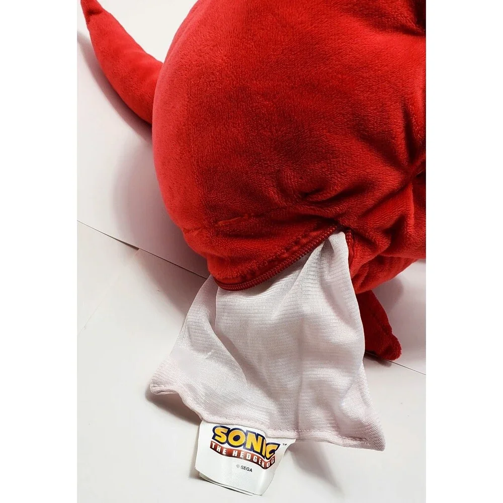 Knuckles Sonic Plush Backpack Lot 20 Inch Stuffed Figure Bags Damaged Straps